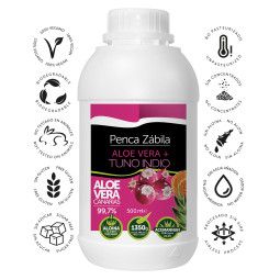 Aloe Vera + Canarian Tuno Prickly Pear 99.7% 500 ml 2 - Penca Zábila