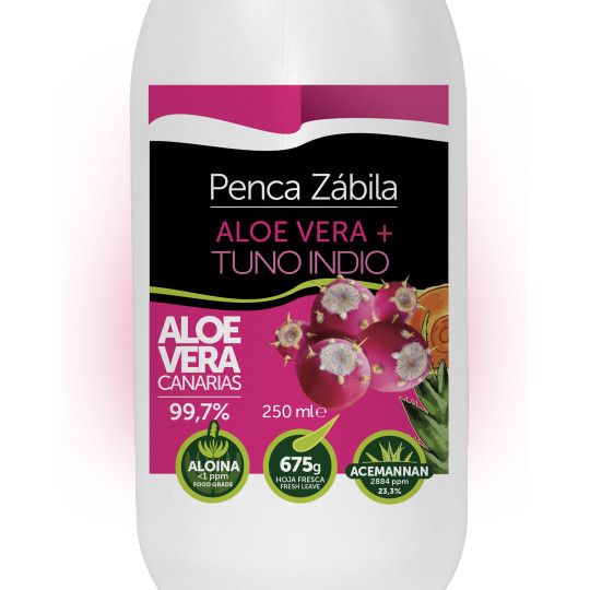 Aloe Vera + Canarian Tuno Prickly Pear 99.7% 250 ml 5 - Penca Zábila 