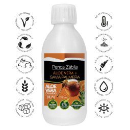 Aloe Vera Saft mit Palm Honig Penca Zabila 250ml 99.7 % 2 - Penca Zábila